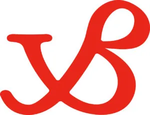 The Buffet logo, a red script B monogram